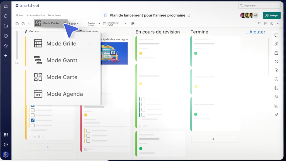 Logiciel Ressources Smartsheet